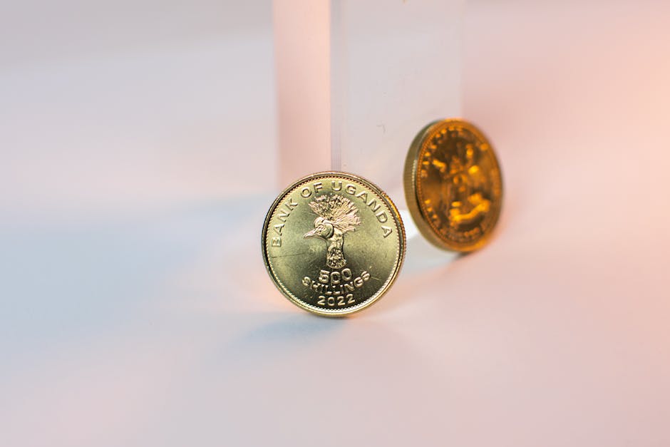 Para ve pul koleksiyonu makro cekimde net ayrintilar gosteren fotograf