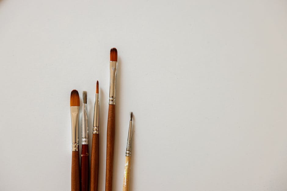 El Yapımı Ressam Fırçası: Doğal ve Sentetik Kıl Rehberi